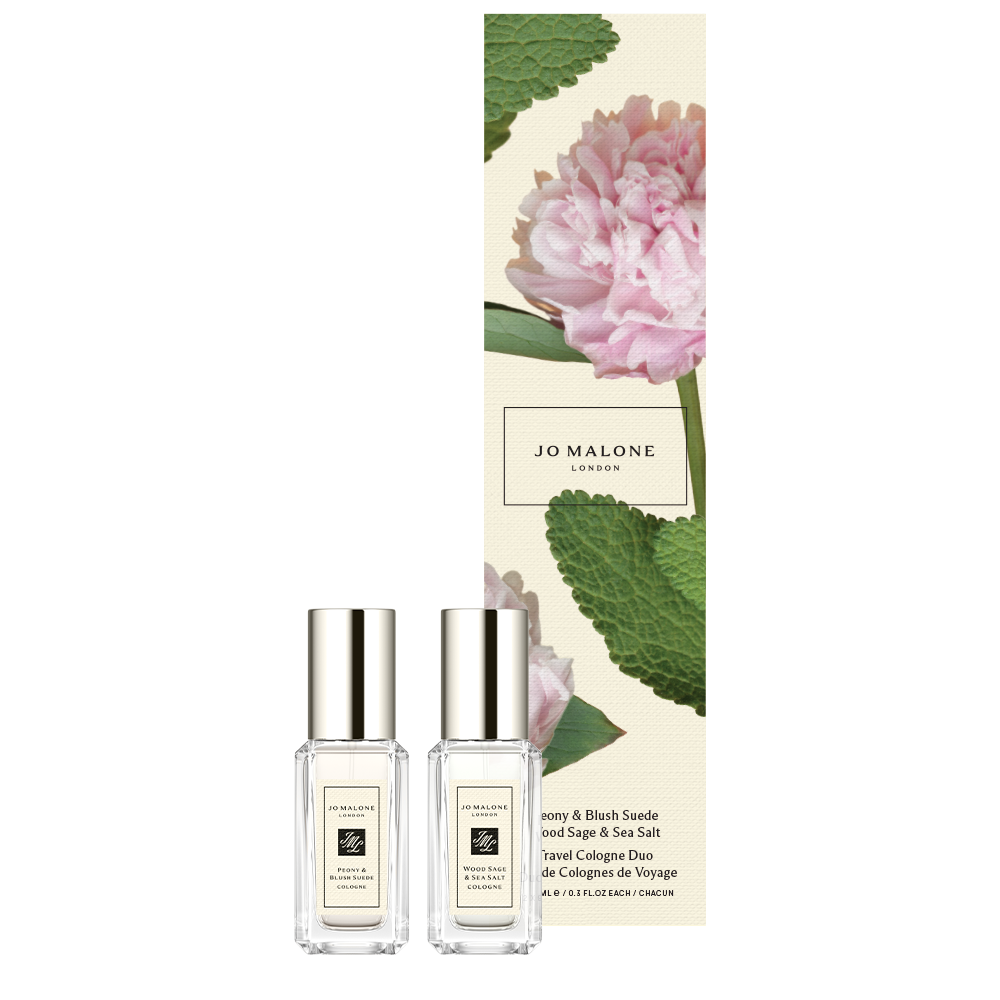 Peony Blush & Suede and Wood Sage & Sea Salt Travel Cologne Duo